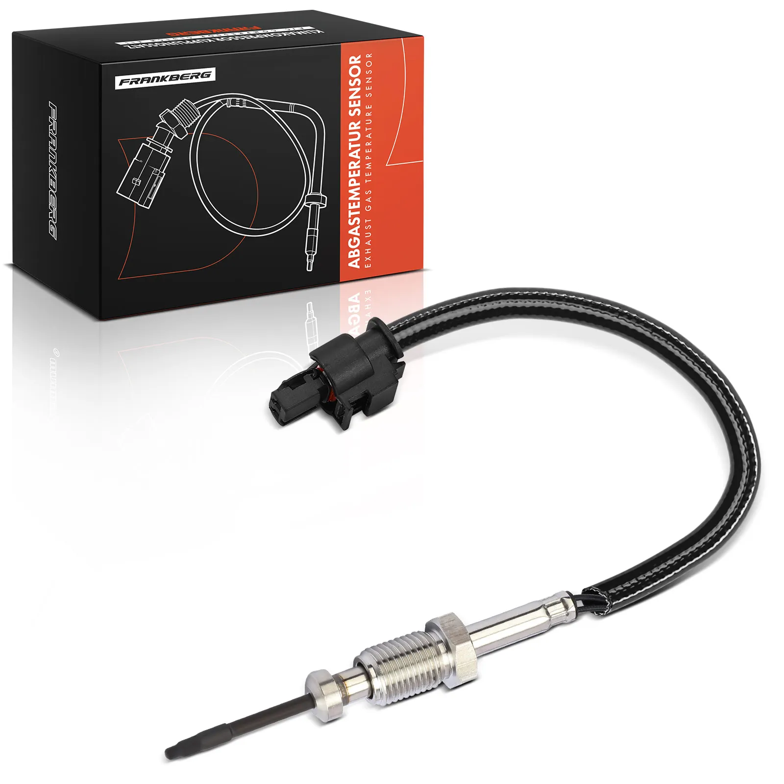 Frankberg 1x Abgastemperatursensor für BMW 3er F30 F80 5er F10 7er 4 Coupe X3 X4 X5 3.0L 5S16259 ETS143 13628514730