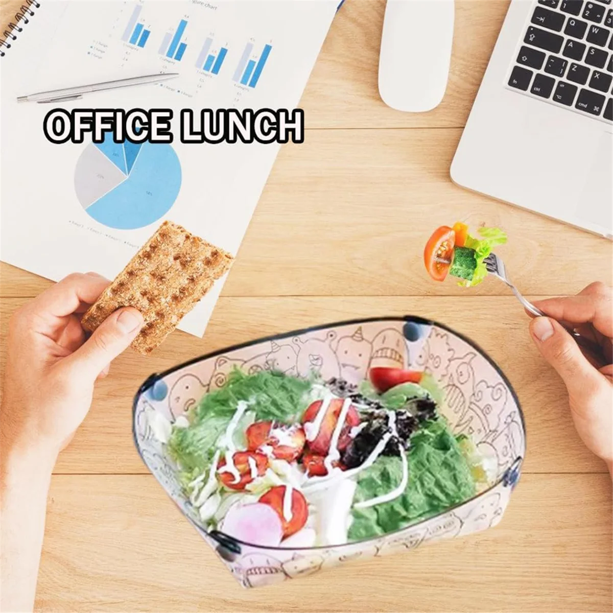 

AA85 4 Pieces Folding Plate Set,Portable Mess Kit,Food Grade Material Folding Plate for Lunch Family Picnic Folding Plate