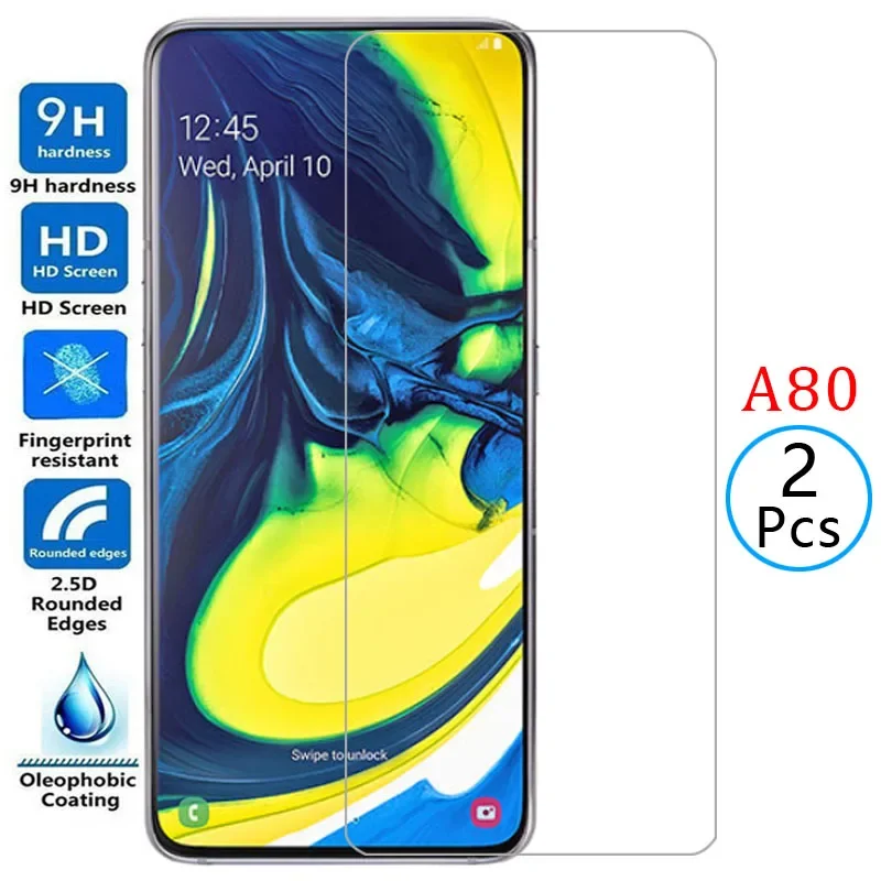 Tempered Glass For Samsung A80 Protective Glass Screen Protector On Galaxy A 80 80A Film Samsun Samsumg Sansung Galxy Samsunga80