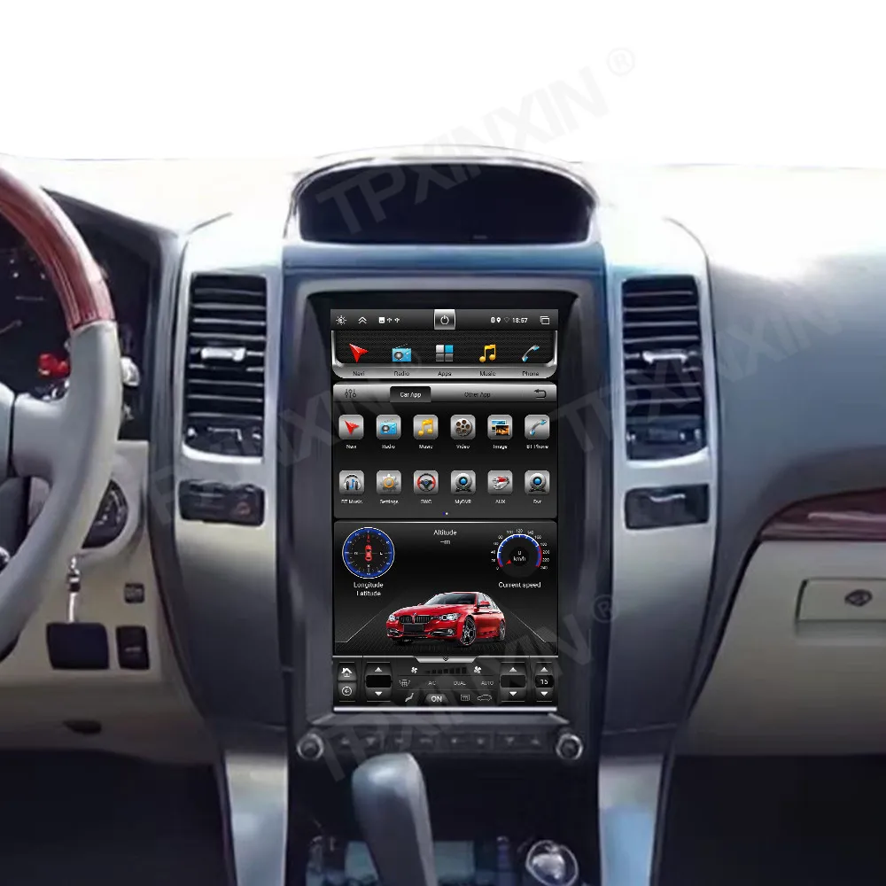 

Автомобильный радиоприемник с сенсорным экраном для Lexus GX470 2002-2009, Android GPS, автомобильный мультимедийный радиоприемник, стереоприемник, головное устройство