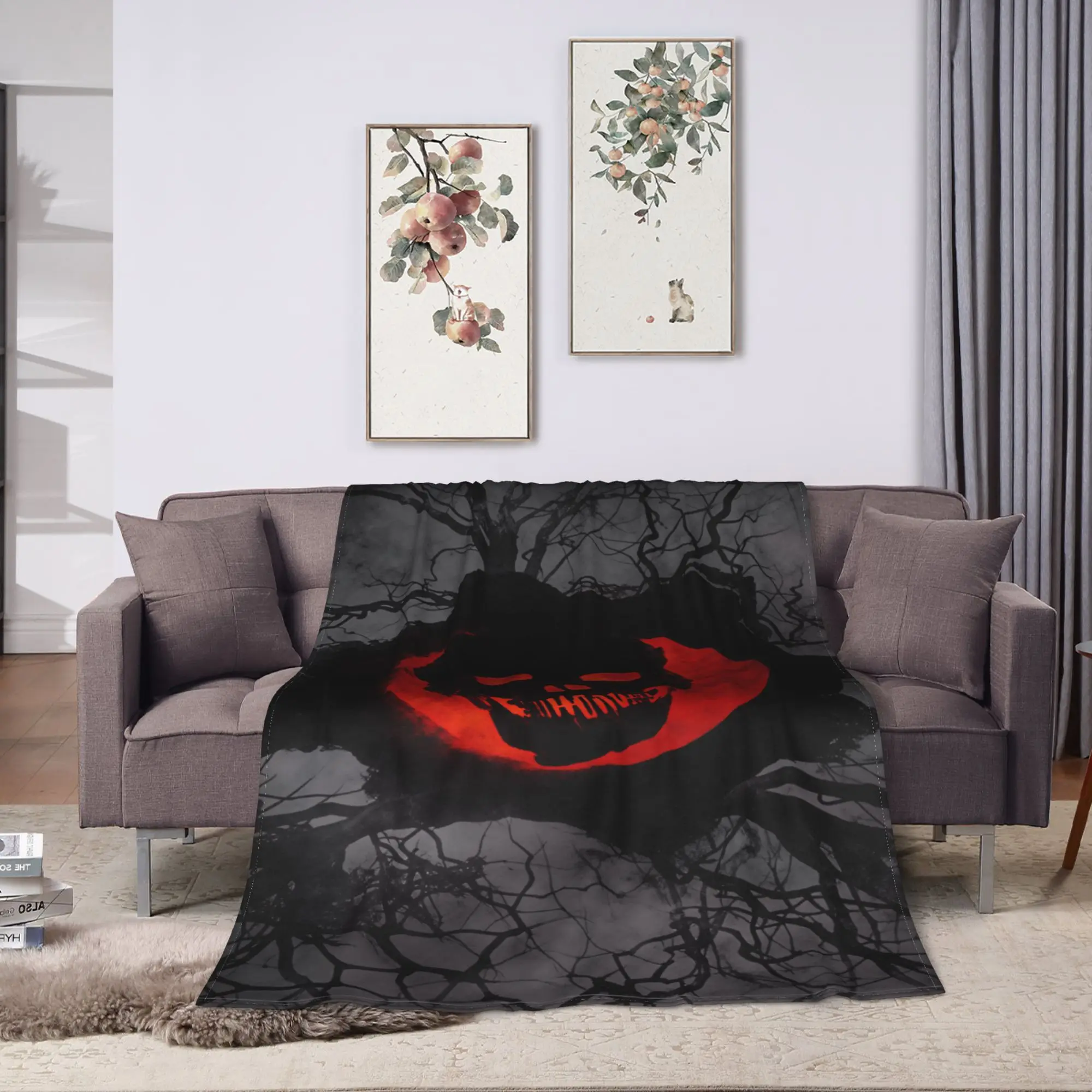 G-Gears Of War Soft Comfy Blankets  Funny Travel Car Throw Blanket Outdoor Flannel Bedspread Sofa Bed Cover