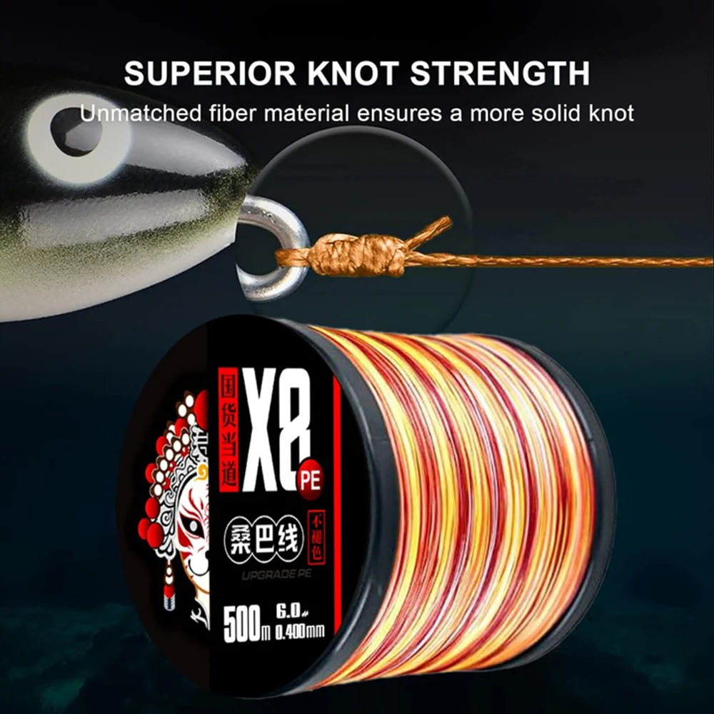 THORNSLINE Japan 8X Fishing Line 300M 500M 1000M 8 Strands Braided Fishing Line Multifilament PE Line for Carp Fishing Wire