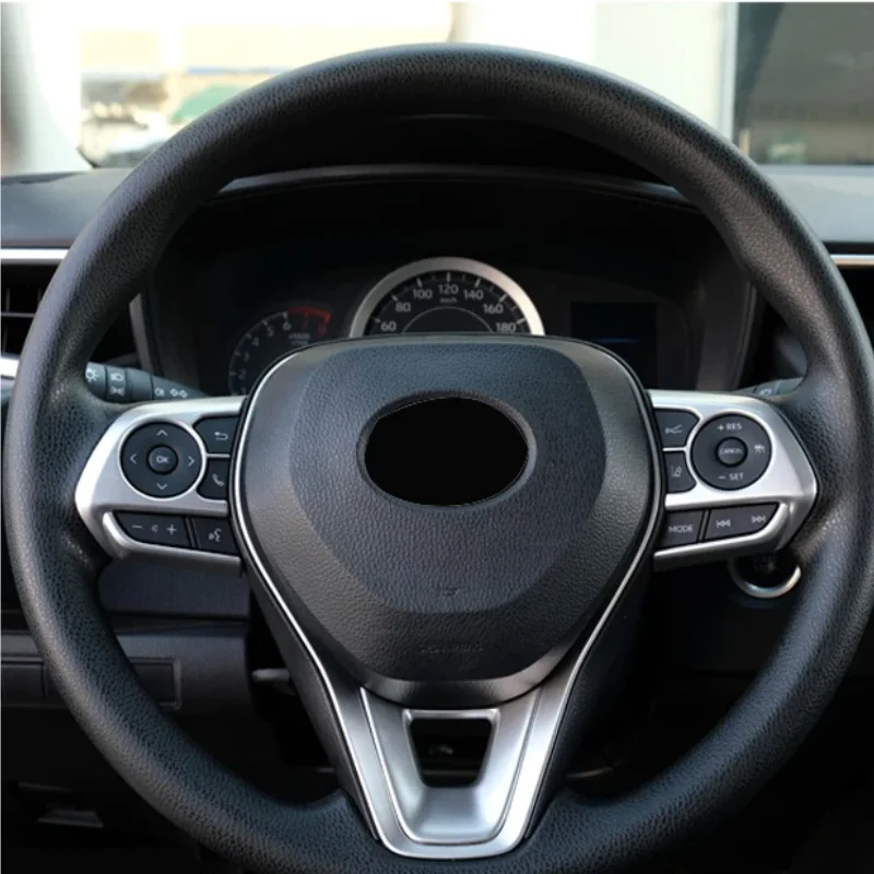 

For Toyota Corolla E210 2019 2020 2021 2022 2023 Auto 3d Steering Wheel Button Panel Trim Cover Accessories Protection Exteriors
