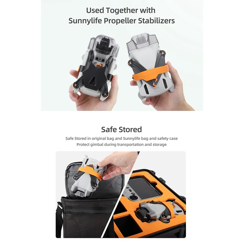 SUNNYLIFE Suitable For DJI Mini 3 Frog Lens Cover Yuntai Integrated Quick-Release Protective Cover Accessories