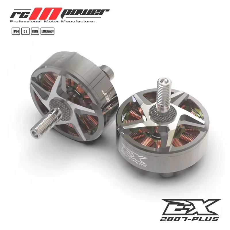 RCINPOWER EX2807 2807 1300KV 4-6S Lipo Brushless Motor for 6-7Inch Large load RC Long Range Cinelifter FPV Drone