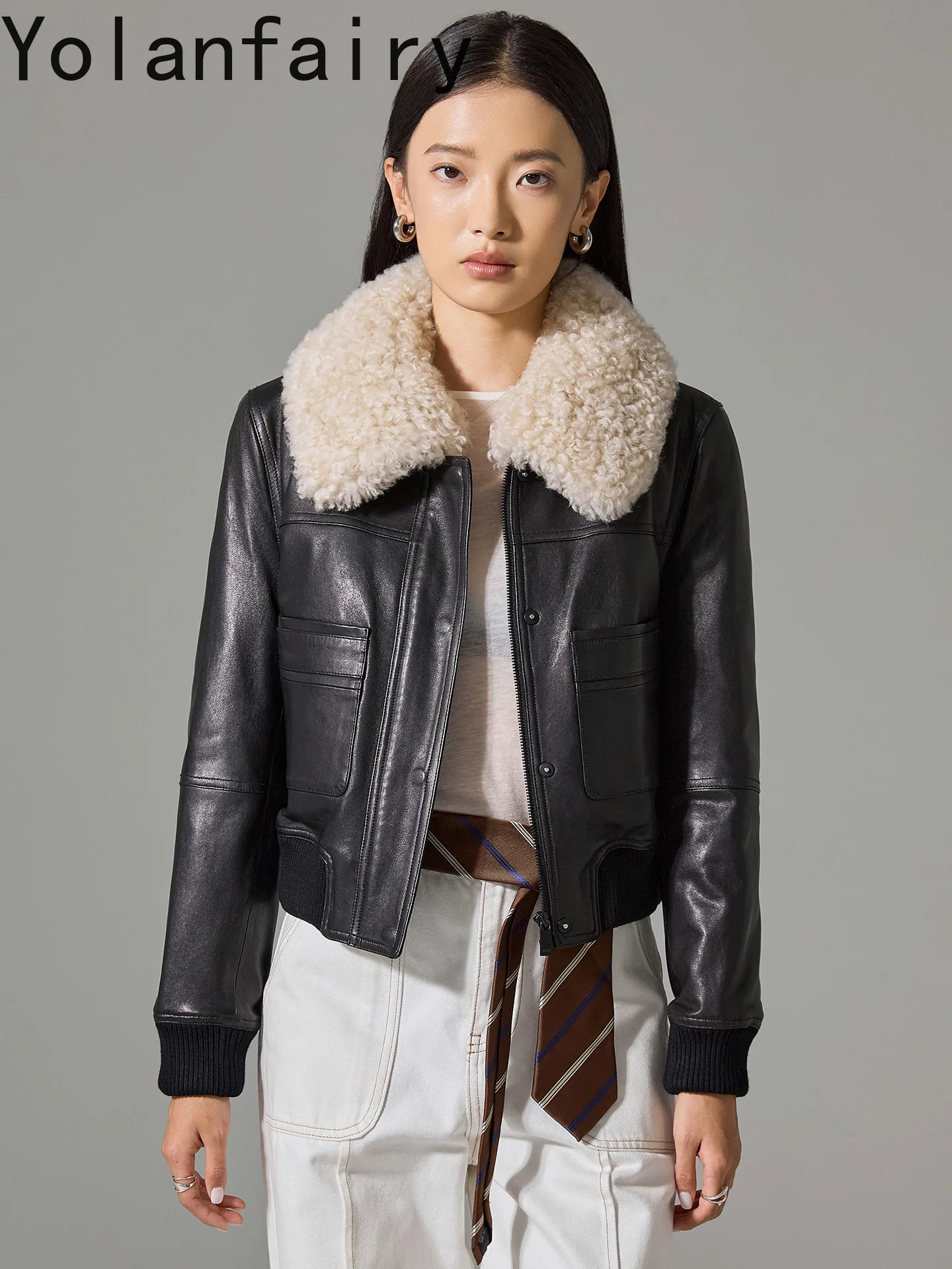 욜란페어리(YOLANFAIRY) 최고급 천연 양가죽 소 - Puffer Jacket Women Down 리뷰 및 가격