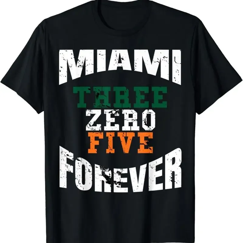 305 Area Code Three Zero Five T Shirt Miami Girls