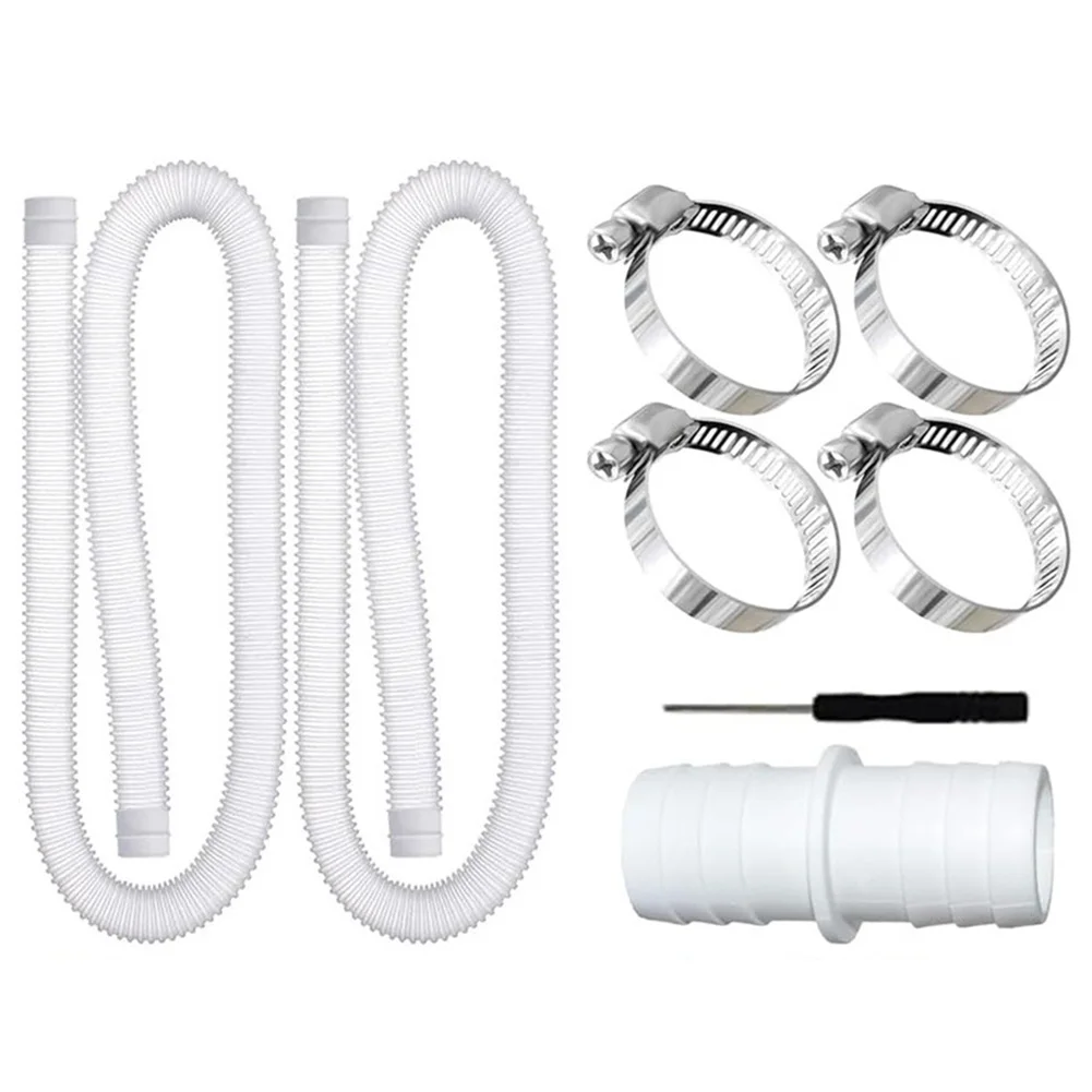 

32 mm For Pool Hose Designed for For Pool Pump Connections Flexible Weatherproof PE Construction with Complete Accessory Set