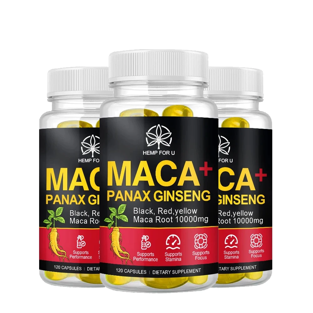 BBEEAAUU Ginseng Maca Root Capsules