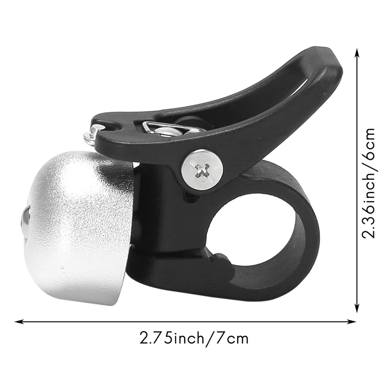 Aluminum Alloy Scooter Bell Horn Ring Bell With Quick Release Mount For Xiaomi Mijia M365 Electric Scooter Acessory