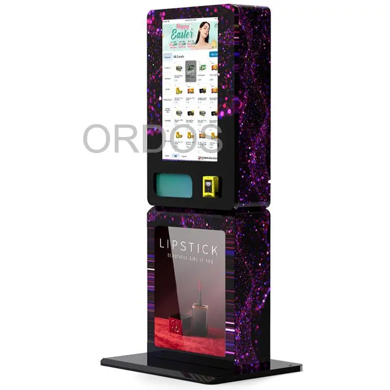 Wall-Mounted Trading Card Vending Machine Compact Token QR Code Payment Systems SDK Function 1-Year Warranty