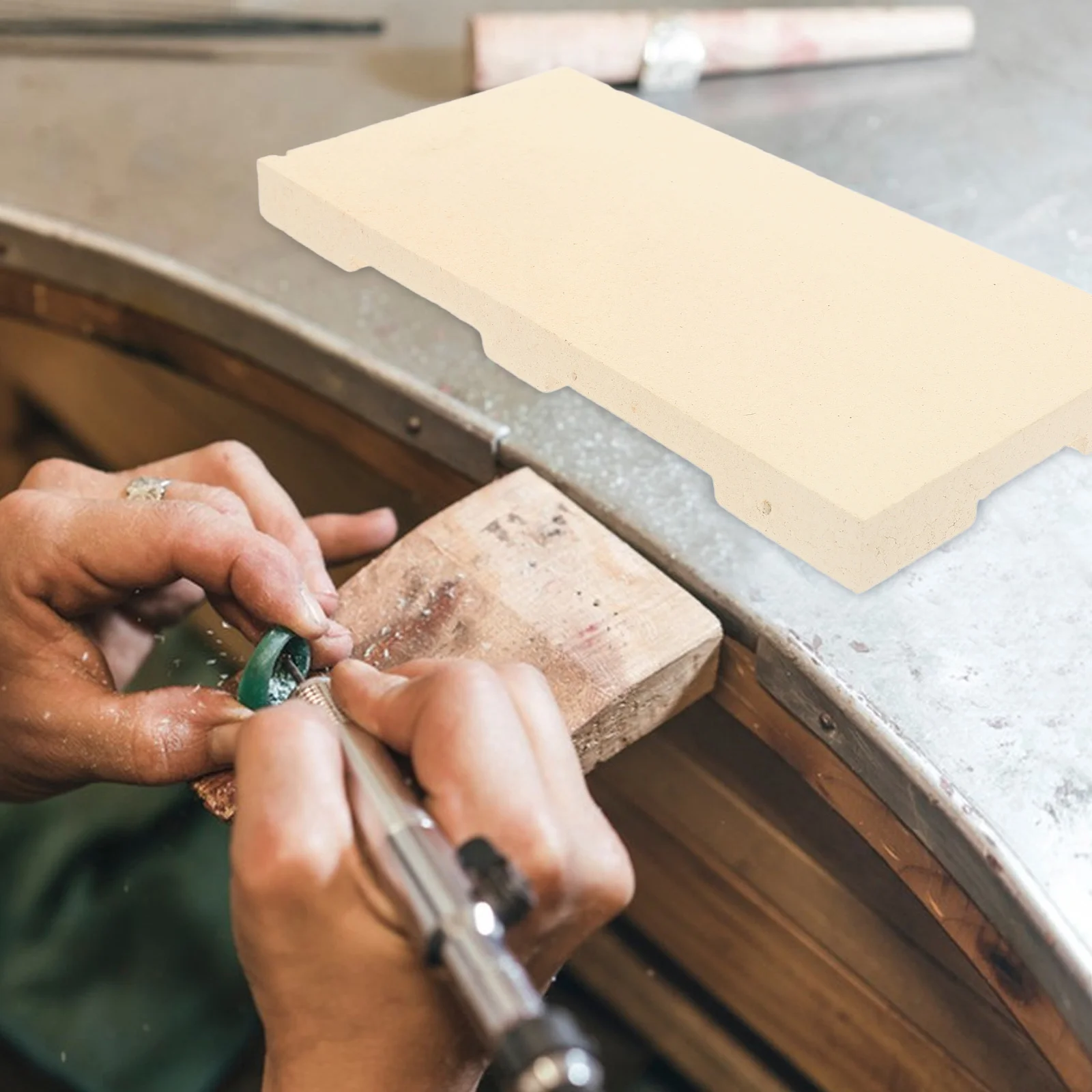 Bijoux en brique réfractaire, outil exécutif, plaque de nuit de soudage, briques à souder, panneau de blocs de quartz pour la fusion