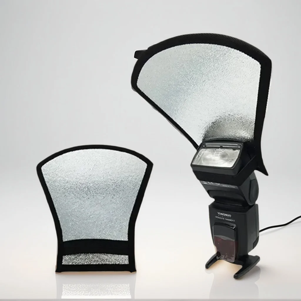 

​​Universal Flash Diffuser Softbox Pro with Silver/White Reflector for Nikon Canon and DSLR Cameras​​