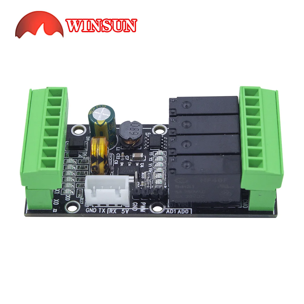 Imagem -04 - Plc Seeku Analog Input Board Power Relé Fx2n10mr 10mt Fx2n-14mr 14mt 6mr 6mt 20mr 20mt Dc24v a 10v Dentro e Fora Plc