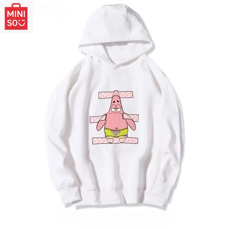 

Sanrio kuromi милый пуловер с принтом, осень-зима, уличная повседневная спортивная толстовка с капюшоном для мужчин и женщин, свободная пара