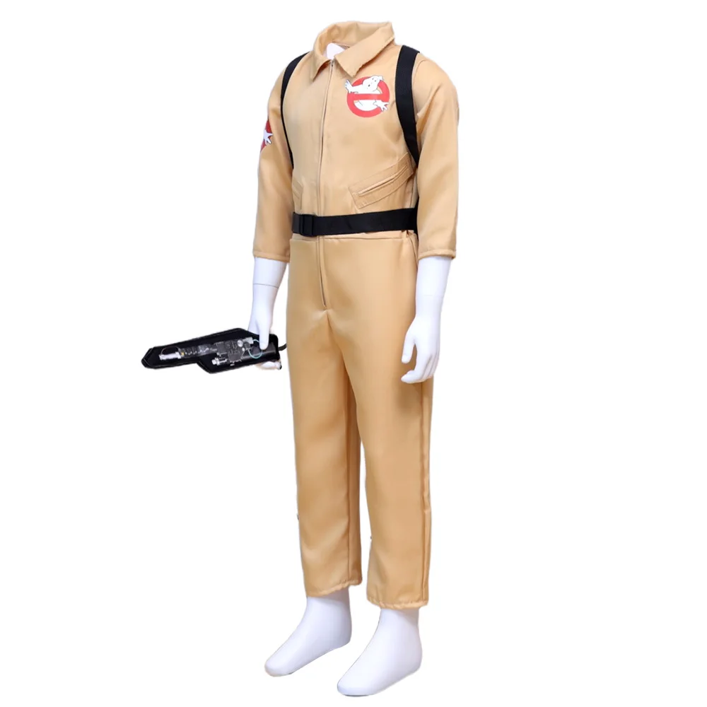 مجموعة Ghostbusters Halloween للأطفال، زي أداء تنكري للأولاد والبنات، زي أداء أنشطة رياض الأطفال