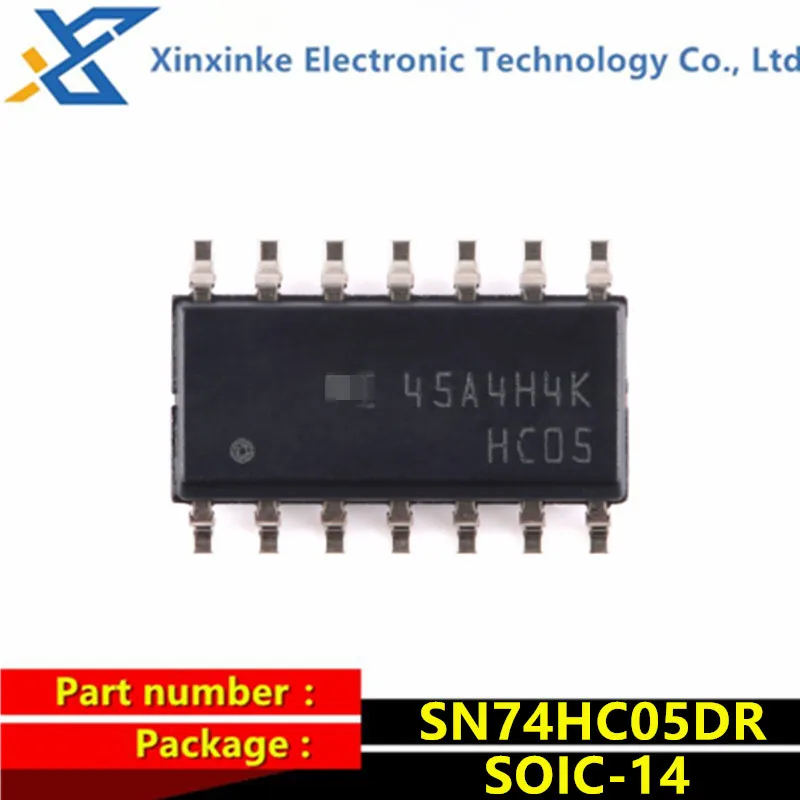 10PCS SN74HC05DR SOIC-14 HC05 Buffers & Line Drivers Hex with Open Drain Logic ICs Brand New Original