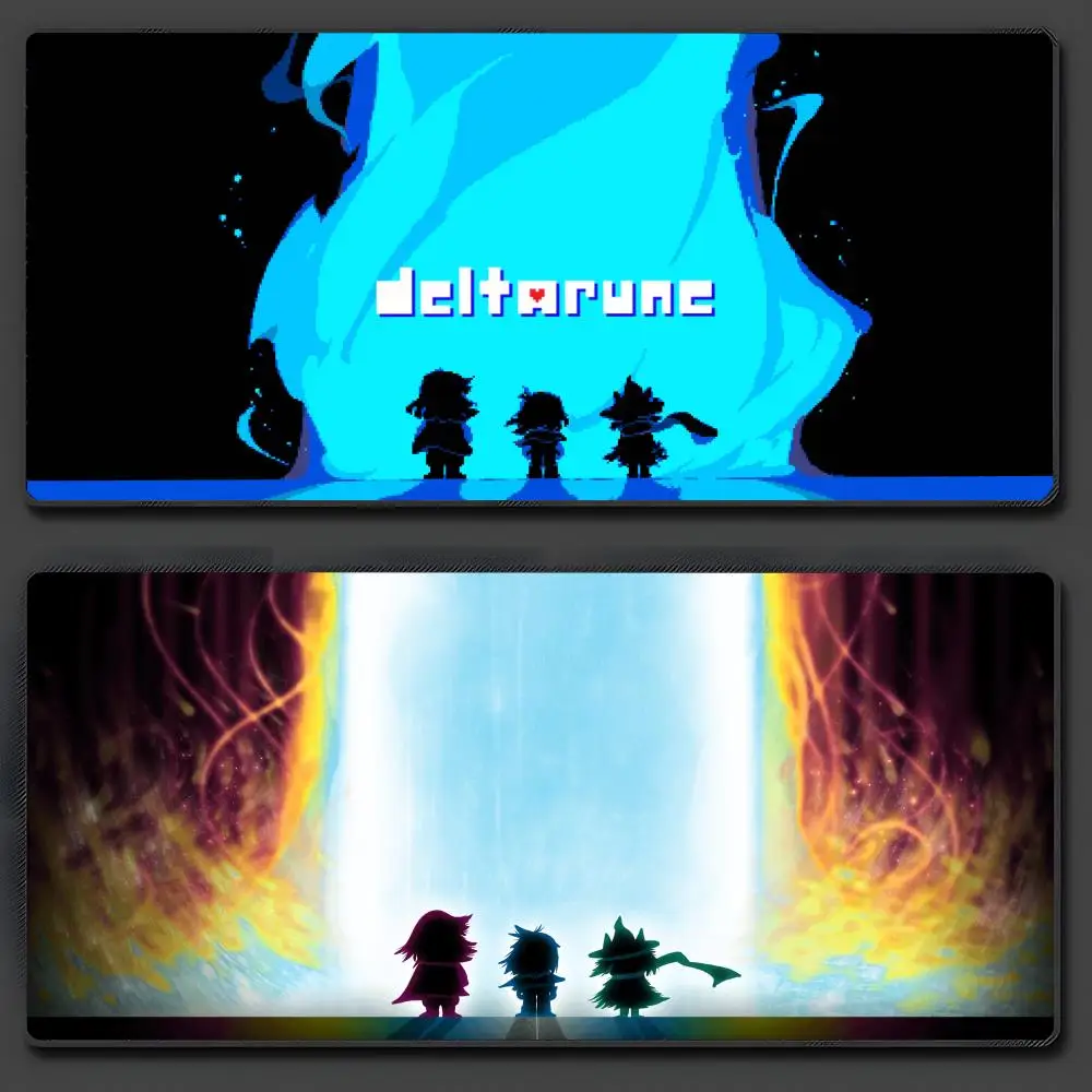 

D-deltarune Mouse Pad Large Anti-Slip Rubber Gaming MousePad Durable Desk Pad Thick Seam Edge Suitable For Office And Gaming