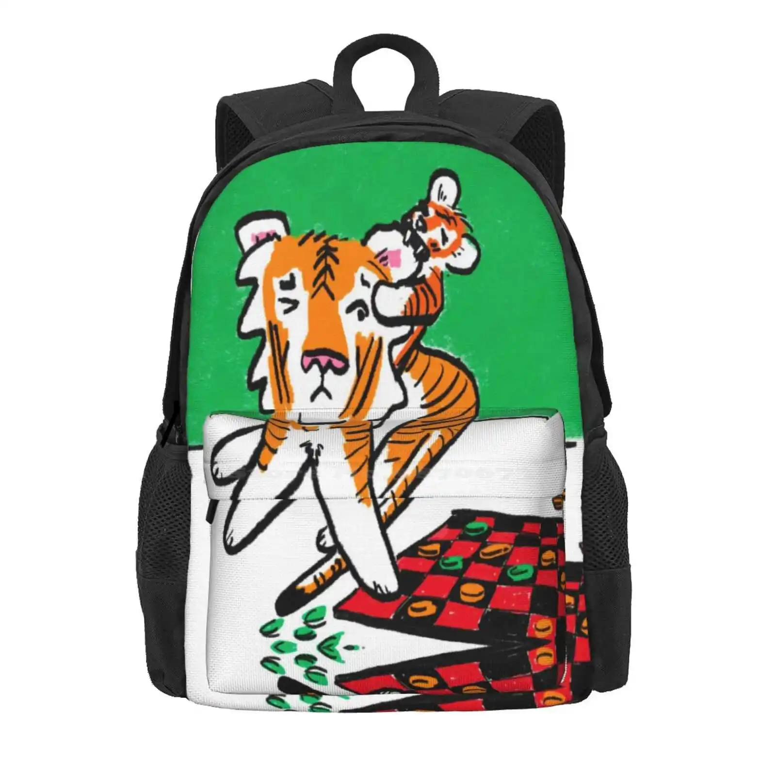 Apex The Champion Babysitter Hot Sale Schoolbag Backpack Fashion Bags Babysitting Baby Tiger Checkers Apex And Friends Apex The