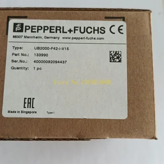 1PC Pepperl + Fuchs Nouveau Capteur À Ultrasons Original UB2000-F42-I-V15 133990