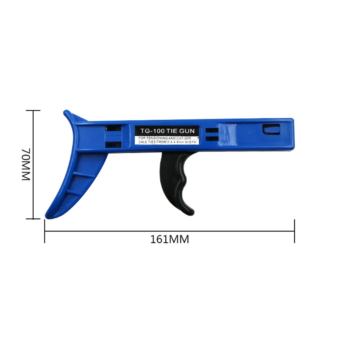 145mm Cable Tie Tool Automatic Blue Changing Cutter Cutting Hand Tools Plastic Supply Tensioner Tightener Trimming