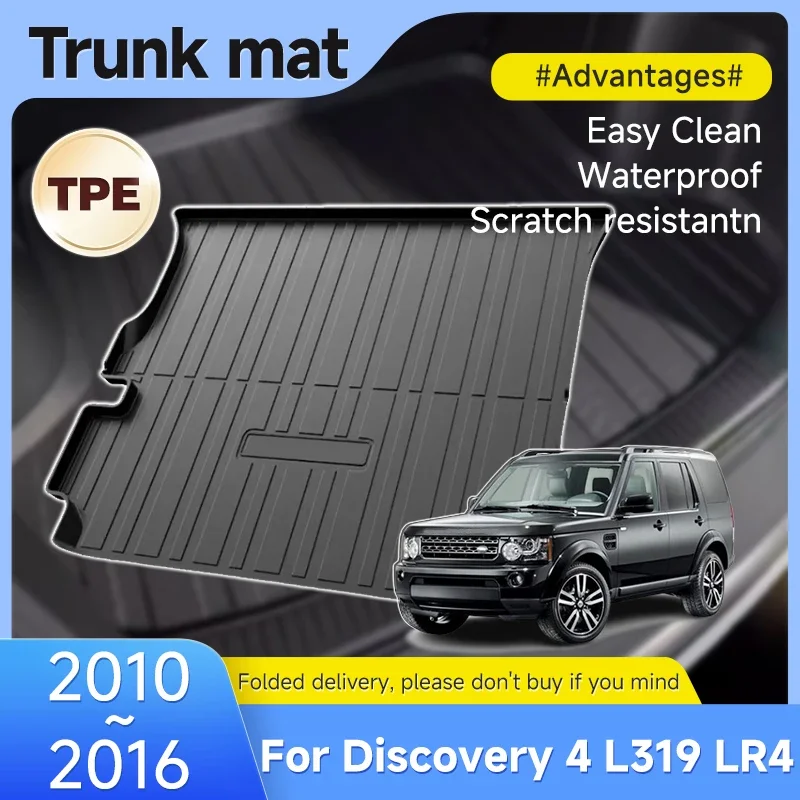 

Upgraded TPE Material Trunk Mat For Land Rover Discovery 4 L319 LR4 2010~2016 2015 Luggage Pad Liner Carpet Interior Accessories