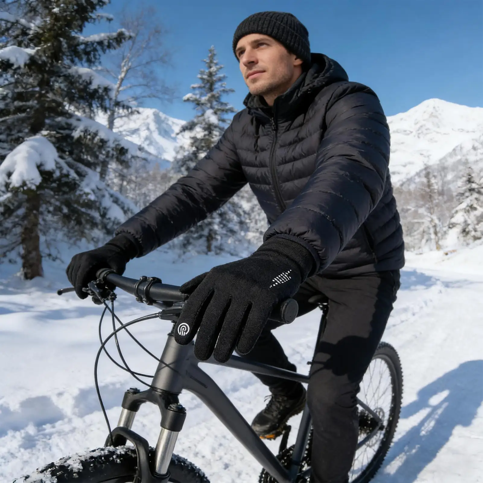 冬用サイクリンググローブ フルフィンガー アウトドア 寒さ対 - Running Gear In The Cold のレビューと価格