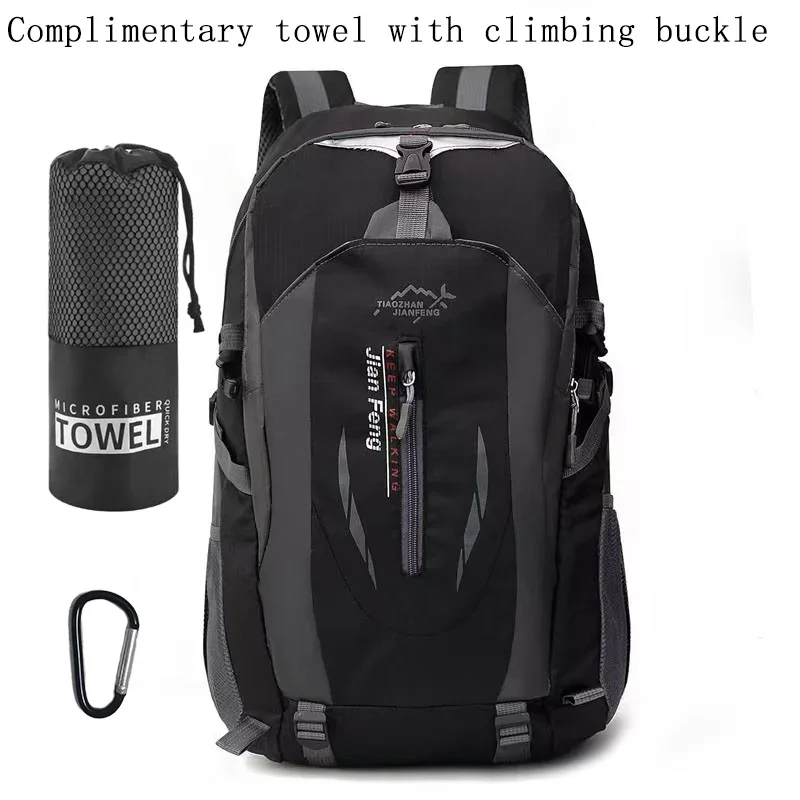 Mochila multiusos para exteriores con gran capacidad de 35L, adecuada para caminatas al aire libre, turismo, camping y viene con un com