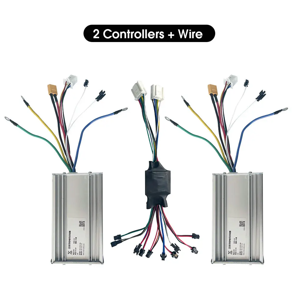 Upgraded 60V 45A E-Scooter Controller For Dual Motor 3200w 5600w 6000w Electric Scooter LH-100 Display Accelerator