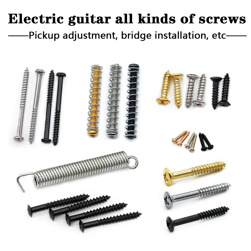 10 Pcs High Quality Pickguard Screws For Almost Guitar Bass MADE IN KOREA