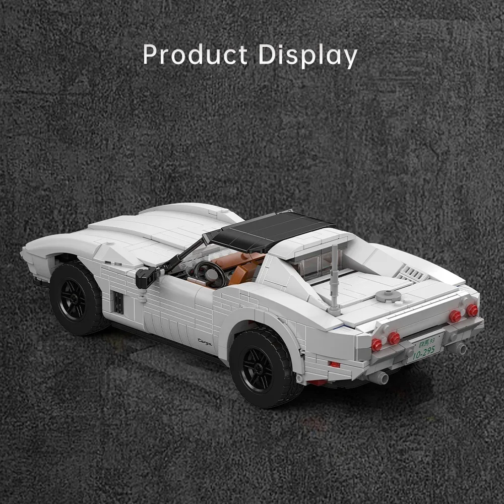 Schimmel Koning 10198 Corvette C3 sportwagen Model Racewagen Plastic Monteren Kit Bricks Sets Bouwsteen sets speelgoed voor Kinderen