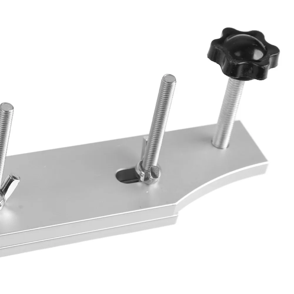 Metal+Wood Guitar Bridge Clamp Silver Wrench Included Bridge Repair Fixture Luthier Clamp Tool Guitar Repair Maintenance