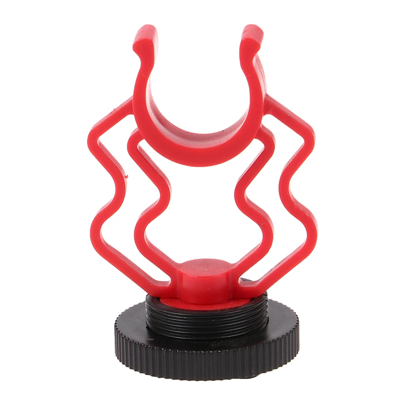 1Pc Universal Microphone Wavy Shock Mount Adapter Plastic Microphone Bracket Mount Replacement Shockmount Accessories~