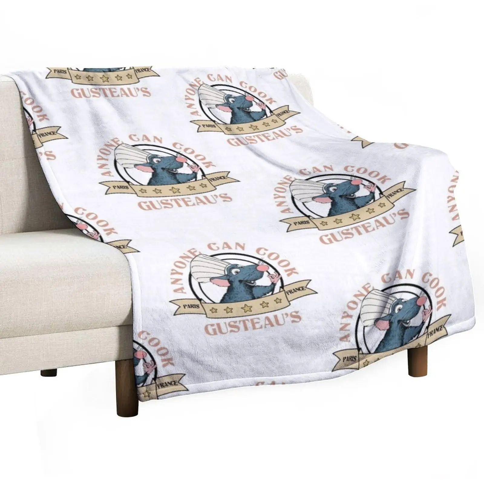 

Ratatouille Gusteau's Anyone Can Cook Throw Blanket heavy to sleep Sleeping Bag Bed covers Bed linens Blankets