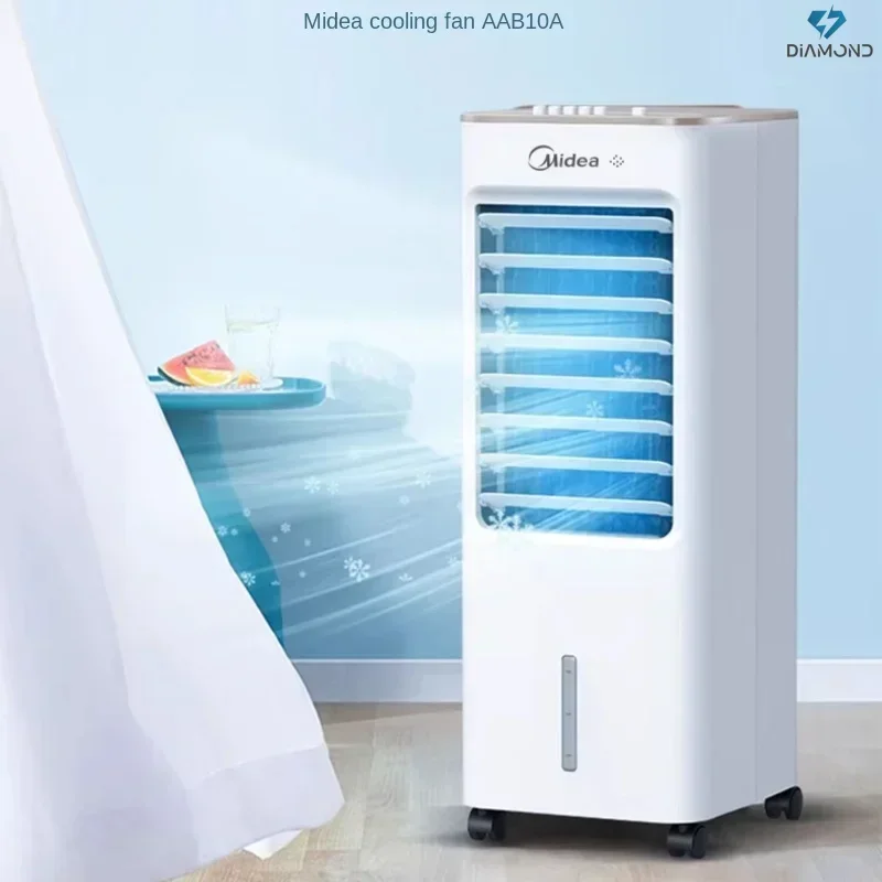 Portable Water-cooled Air Conditioning Fan Cooling fan. Home air conditioning chiller for refreshing air.