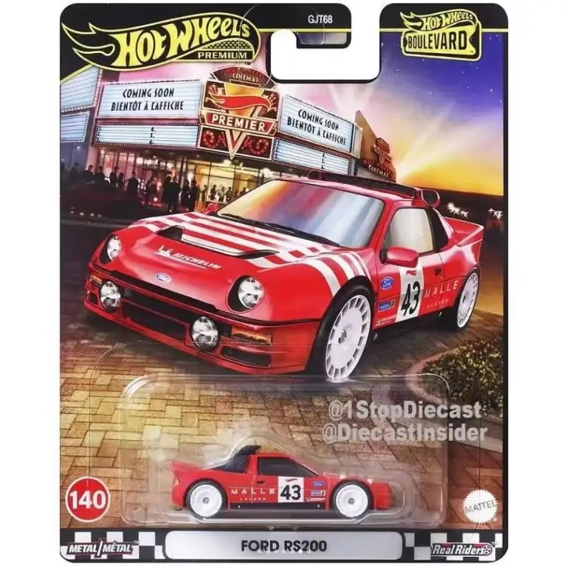 รถของเล่นฮอตวีลส์ รุ่นพรีเมียม บูเลอวาร์ด ซีรีส์ 1:64 ผลิตจากโลหะหล่อ ฟอร์ด จีที แลมโบกินี เทเมราเรีย นิสสัน ของสะสมสำหรับเด็กผู้ชาย