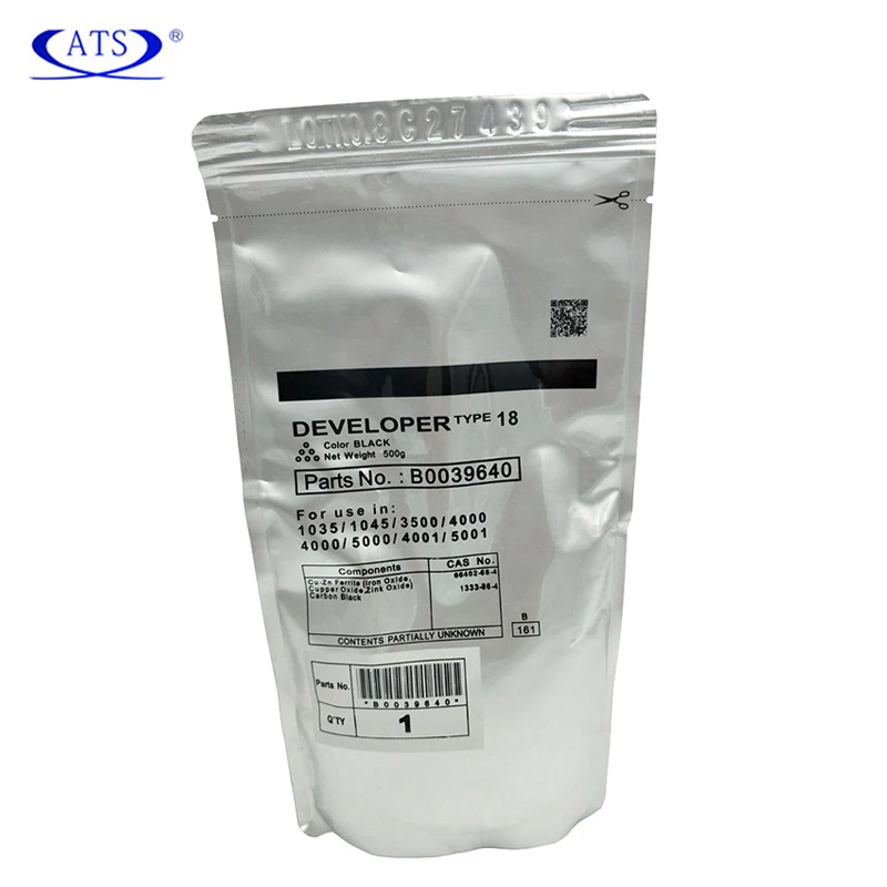 3PCS B0039640 Developer Powder Type 18 For Ricoh AF1035 1045 3500 4000 5000 4001 5001 AF1045 MP3500 MP4000 MP5000 MP4001 MP5001