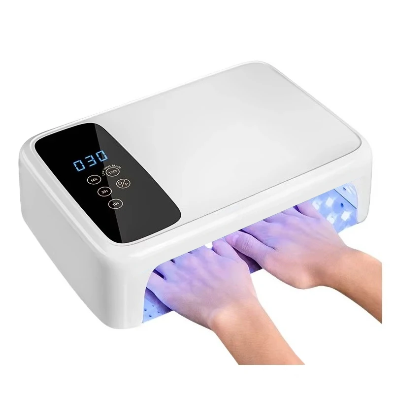 

Быстросохнущая УФ-светодиодная лампа для ногтей мощностью 178 Вт — двуручная лампа для фототерапии с большим пространством и подушкой для рук