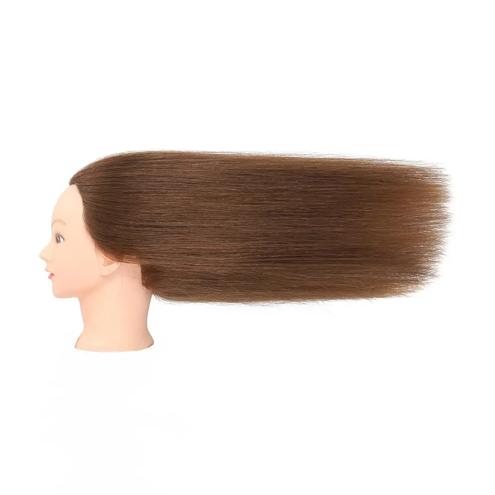 Simnient 100% cabeças de manequim de cabelo humano com para treinamento de cabelo estilo solon cabeleireiro manequim cabeças de boneca para prática de penteado