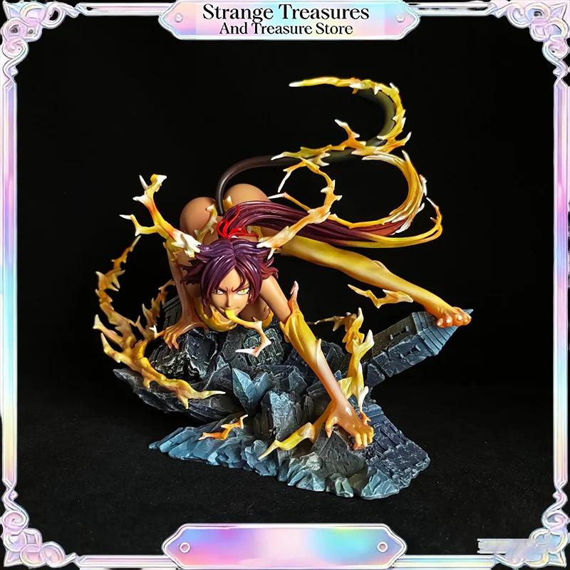 

Аниме фигурка Шихоин Йоруичи из Bleach, модель по манге, 23 см, GK статуэтка, игрушка, украшение, сувенир