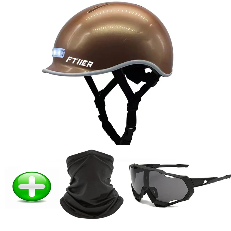 Mountain MTB Road Bike Lighting Helmet Night Riding Warning Light Helmet Can Replace the LOGO Cycling Accessories