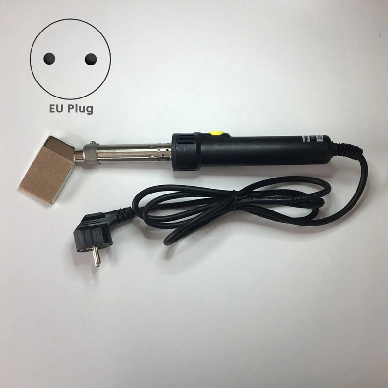 Máquina de fusión en caliente de 220V y 150W, máquina de soldadura con correa redonda, conector de correa, máquina de fusión en caliente con correa de poliuretano, enchufe europeo