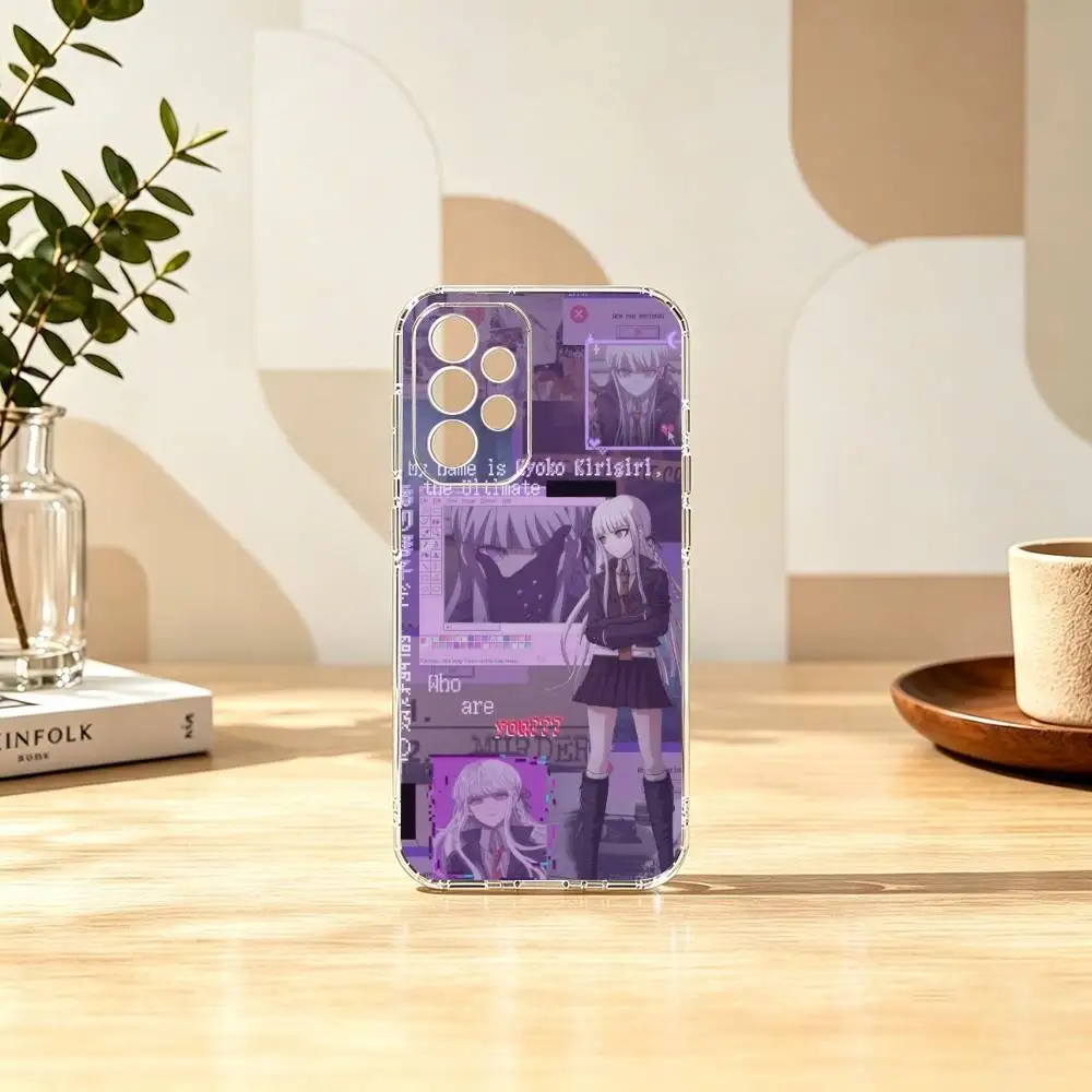 Danganronpa Kyoko Kirigiri  Phone Case Transparent Silicone Soft For Samsung S25,S24,S21,S22,S23,S30,Ultra,S20,Plus,Fe