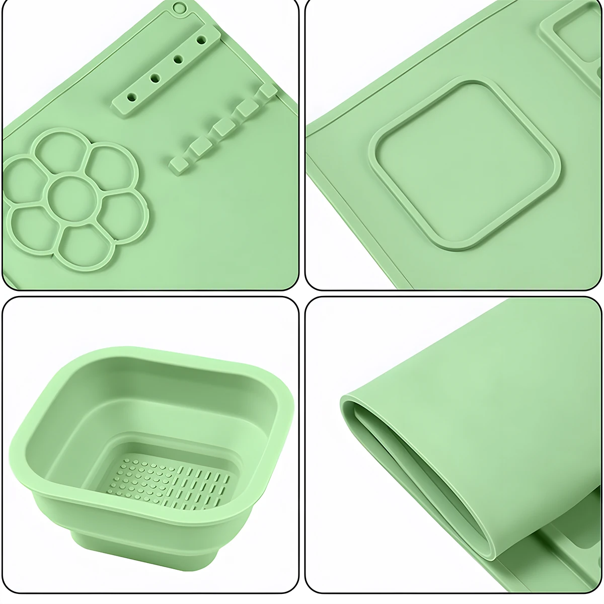Portable Silicone Painting Mat - Art Craft Cup 评论和价格