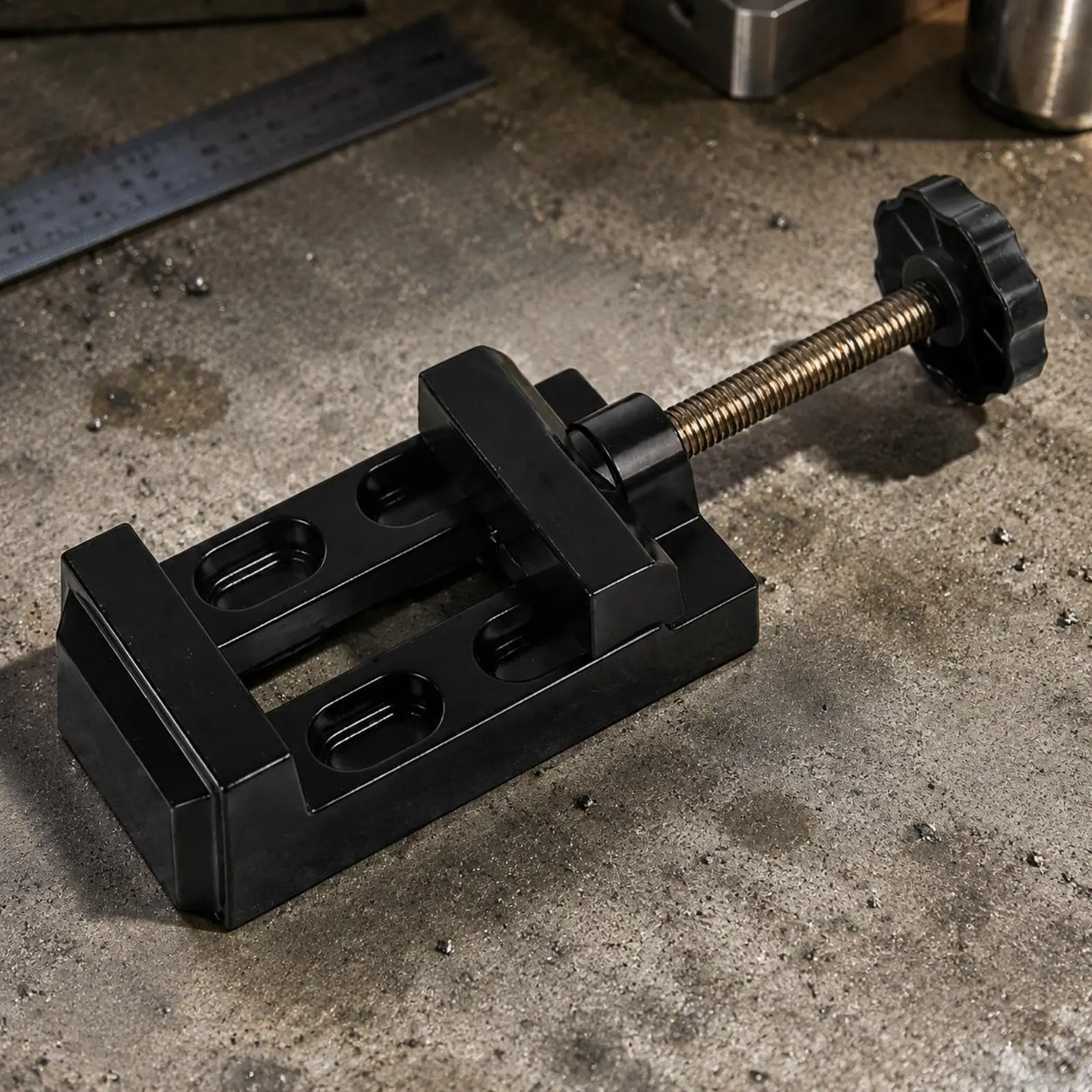 Rotating Engraving Vise Aluminum Alloy Carving Vise Wood Carving Clamp 360-Degree Rotation Clamping Tool Lightweight for Factory
