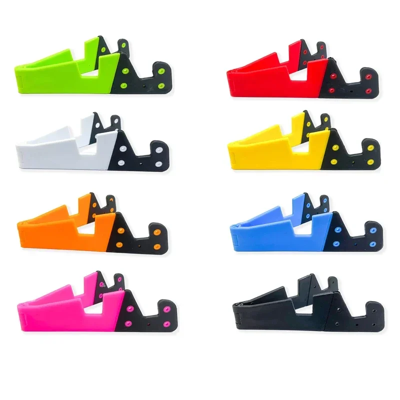 V-shaped Phone Stand Foldable Phone Stand Multi-angle Adjustment Sturdy Plastic Material For Browsing The Internet