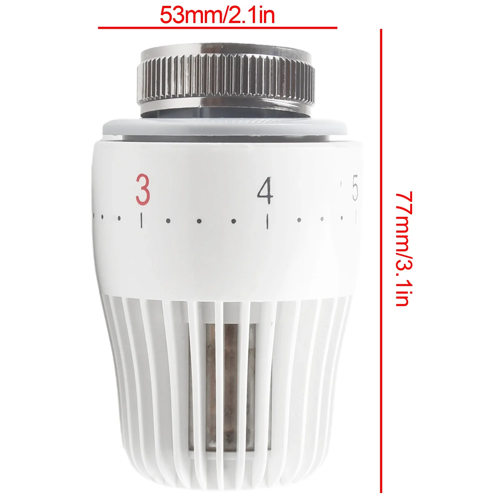 1x Thermostatic Temperature Control Valve Head M30x1.5 Thermostatic Radiator Valve Replacement Sensor Head 6-28 °c Radiator