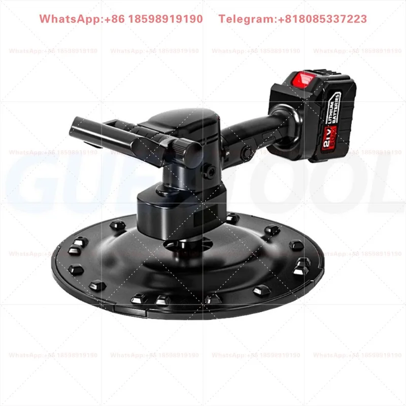 Electric Concrete Cement Polishing Machine Handheld Power Sander for Wall Floor Surface Rubbing Smoothing