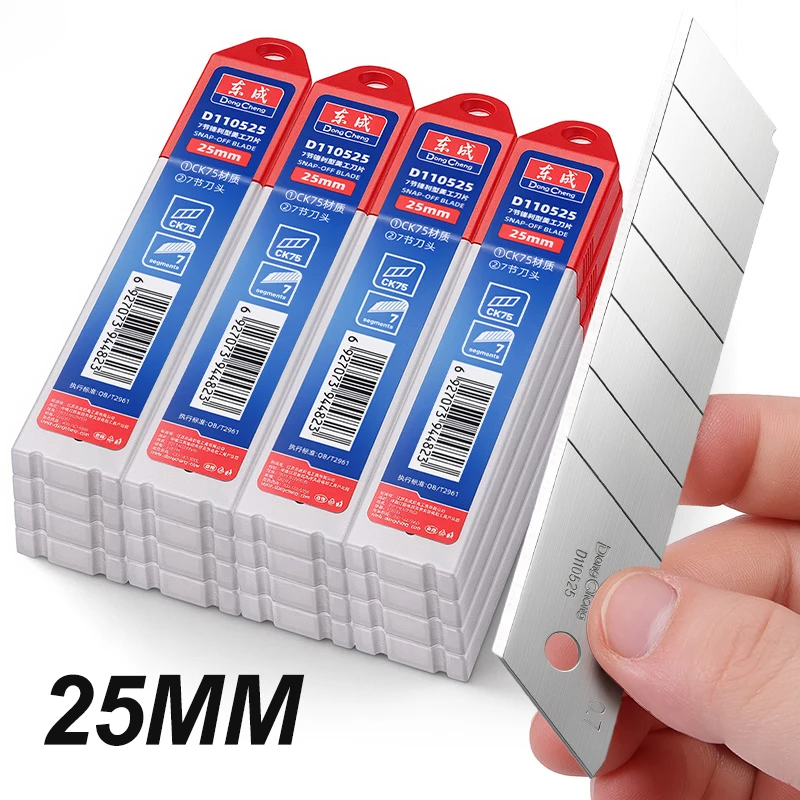lamina-de-faca-snap-off-de-25mm-07mm-de-espessura-aco-ck75-laminas-resistentes-prateadas-10-20-30-50-pcs-para-casa-escola-escritorio-carpete