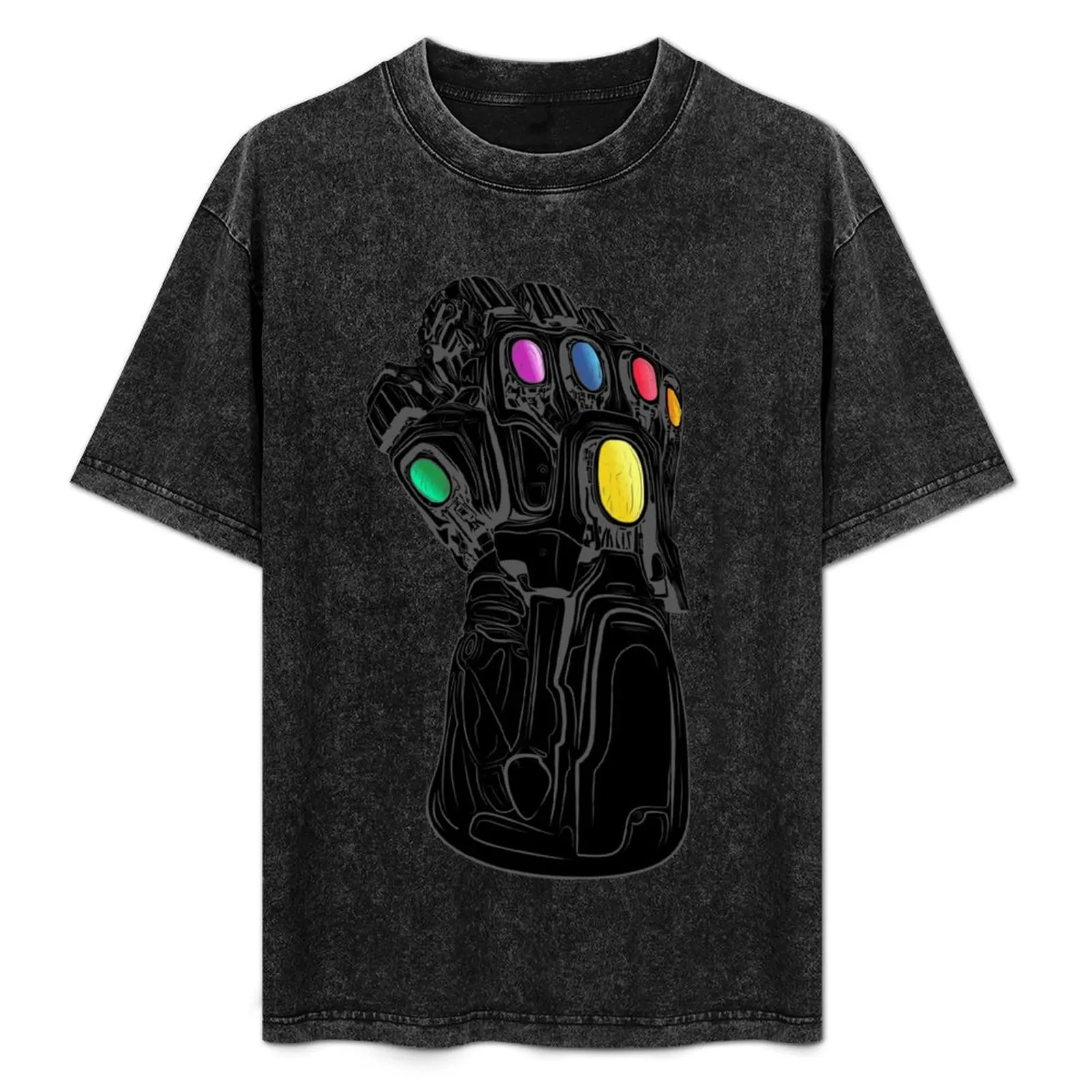 

Nano Gauntlet Black T-Shirt men t shirt cotton 100% man t shirt cotton T-Shirt
